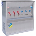 ตู้กดน้ำ, ตู้กดน้ำร้อน-เย็น, เครื่องทำน้ำเย็น-น้ำร้อน สแตนเลศ ต่อท่อ น้ำร้อน 3 ก๊อก น้ำเย็น 3 ก๊อก Maxcool รุ่น MCH-6P33