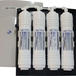 เครื่องกรองน้ำ UF 4 ขั้นตอน Inline AQUATEK - USA Silver