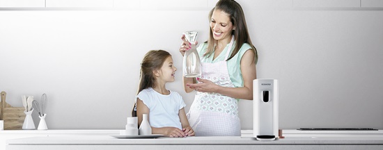 เครื่องกรองน้ำ RO 4 ขั้นตอน แบรนด์ CHUNGHO (ชุงโฮ จากประเทศเกาหลี) รุ่น AMBIENT S, เครื่องกรองน้ำ RO แบบเคาน์เตอร์ท็อป (อุณหภูมิปกติ)