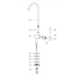 ก๊อกเครื่องกรองน้ำ-ก๊อกน้ำแบบหมุน แสนเลส 304 แท้ สำหรับเครื่องกรองน้ำ แบรนด์ DUSS